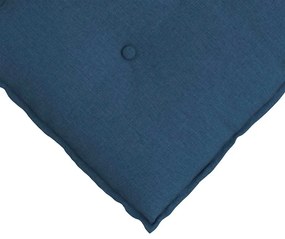 vidaXL Μαξιλάρι Πλάτης Μπλε 80 x 19 x 50 εκ ύφασμα