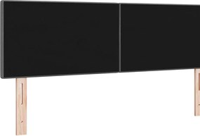 vidaXL Ρυθμιζόμενη Κρεβατοκεφαλή με κεφαλάρι Σκούρο Γκρι 160 cm ύφασμα