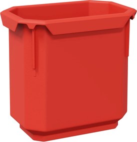 vidaXL Δοχείο Ράχη Μαύρο και Κόκκινο 77,5 x 2 x 39 εκ.