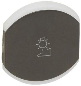 Πλακίδιο Ρύθμισης Φωτισμού 2 Στοιχείων SCS Graphite Celiane 064876 Legrand-64876-Ανθρακί 064876