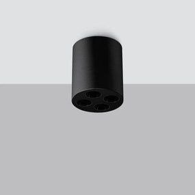 Φωτιστικό οροφής Zoe 4,4xLED/9w, Χρώμα μαύρος