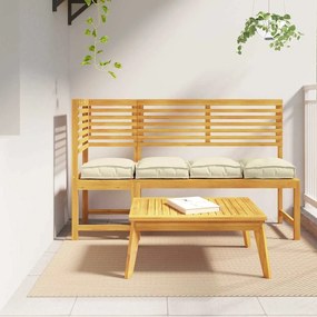 vidaXL Μαξιλάρι 4 pcs Κρεμ 40 x 40 x 8 εκ. Ύφασμα Όξφορντ