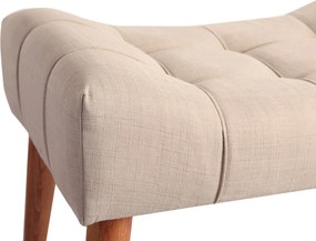 Πουφ Σκαμπό Κρέμα NEW COOL 40x58x45