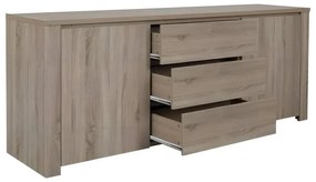 Μπουφές Kalya σε sonoma απόχρωση 220x49x89.5εκ 220x49x89.5 εκ.