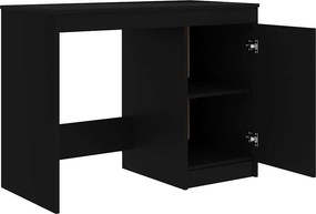 vidaXL Γραφείο Μαύρο 100 x 50 x 76 εκ. από Επεξ. Ξύλο