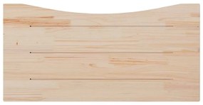 vidaXL Επιφάνεια Γραφείου 100 x 50 x 2,5 εκ. από Μασίφ Ξύλο Πεύκου