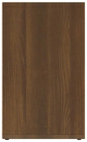 vidaXL Παπουτσοθήκη Καφέ Δρυς 52,5 x 30 x 50 εκ.