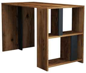 Γραφείο Lima 845HCT3839 120x60x75,4cm Walnut-Anthracite