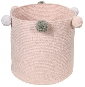 Καλάθι Αποθήκευσης Bubbly LOR-BSK-BUBBLY-PINK Ροζ 30X30X30Cm Lorena Canals Cotton