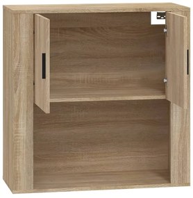 vidaXL Ντουλάπι Τοίχου Sonoma Δρυς 80x33x80 εκ. Επεξεργασμένο Ξύλο