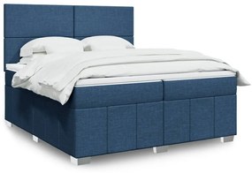 ΚΡΕΒΑΤΙ BOXSPRING ΜΕ ΣΤΡΩΜΑ ΜΠΛΕ 200X200 ΕΚ. ΥΦΑΣΜΑΤΙΝΟ 3291774