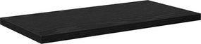 vidaXL Ράφι Βιβλίων 4 pcs Μαύρο 40 x 20 x 1,5 cm Επεξεργασμένο ξύλο