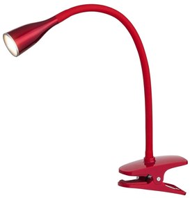 Rabalux Jeff Φωτιστικό Γραφείου Με Μανταλάκι 13 x 35cm Κόκκινο 4198