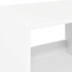 vidaXL Βάση πικάπ Λευκό 82 x 39,5 x 82,5 εκ Επεξεργασμένο Ξύλο