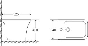 Karag Amfipolis TR 126P - Μπιντέ δαπέδου BTW