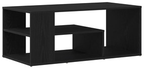vidaXL Τραπεζάκι Σαλονιού Μαύρο Δρυς 100x50x40 εκ Επεξεργασμένο Ξύλο
