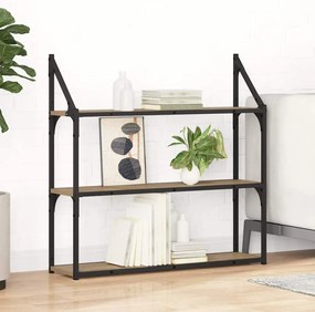 vidaXL Ράφι Τοίχου Artisan Oak 80 x 21 x 78,5 cm Επεξεργασμένο ξύλο