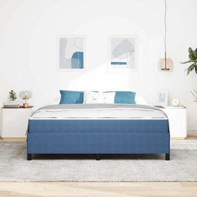 vidaXL Σκελετός Κρεβατιού Άλλο Μπλε 180 x 200 cm Βελούδο