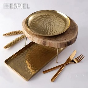 Fortune Πιρούνι Φαγητού Ανοξείδωτο Χρυσό 20.5cm