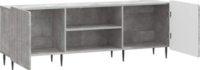 vidaXL Ντουλάπι TV 150 x 31 x 52 cm Γκρι Σκυροδέματος