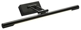 Φωτιστικό Τοίχου - Απλίκα Led PN10LEDW50BK 12W 3000K 780lm IP44 50X6X19 Black Aca Decor Metal