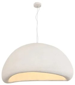 Κρεμαστό Φωτιστικό Οροφής 1xE27 Λευκό Fiberglass Φ60cm 4067-A InLight  4067-A Λευκό
