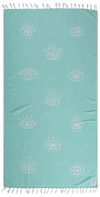 ΠΕΤΣΕΤΑ ΘΑΛΑΣΣΗΣ EYES ON ME 90X170 AQUA - Nef-Nef Homeware