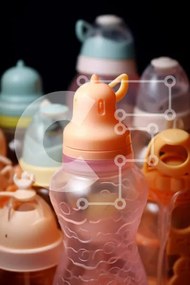 Intra Συλλεκτικό Ξύλινο Παζλ Plywood 4mm - Συλλογή πολύχρωμων μπιμπερό Σε Ξύλινο Κουτί - Διαστάσεις: 10x10 cm – 25 κομμάτια