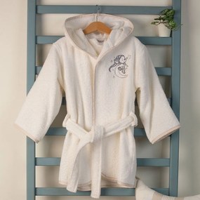 Μπουρνούζι Βρεφικό Με Κέντημα Dreaming Elephant 168 White DimCol