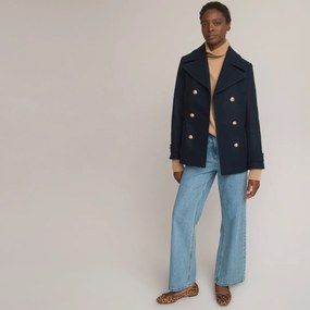 Κοντό τζάκετ από μάλλινη τσόχα