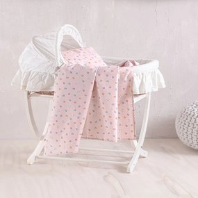 Σεντόνι Βρεφικό Tiny Heart Somon Ρυθμός Crib 80x110cm 100% Βαμβάκι