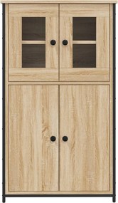 vidaXL Ντουλάπι Sonoma Δρυς 62 x 32 x 106,5 εκ.από Επεξεργασμένο Ξύλο