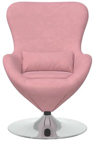 vidaXL Κάθισμα-αυγό Ροζ 63 x 73 x 90 εκ Βελούδο