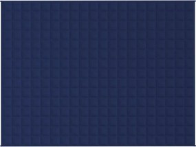 vidaXL Κουβέρτα Βαρύτητας Μπλε 152 x 203 εκ. 7 κ. Υφασμάτινη