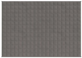 vidaXL Κουβέρτα Βαρύτητας Γκρι 150 x 200 εκ. 7 κ. Υφασμάτινη