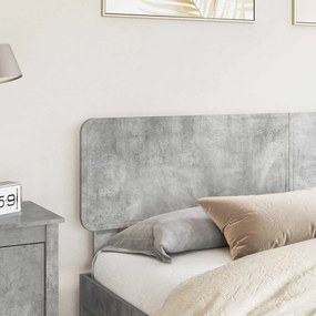 vidaXL Κεφαλάρι Σκυρόδεμα Γκρι Επεξεργασμένο ξύλο
