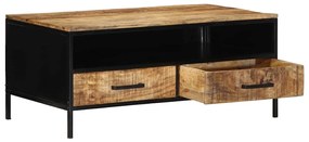 vidaXL Τραπεζάκι Καφέ 90x50x40 cm Μασίφ Ξύλο Ρουστίκ Μάνγκο