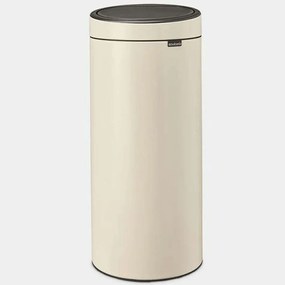 Κάδος Απορριμμάτων Touch Bin 081.1499/86 Φ29,5x32x72cm 30lt Beige Brabantia Metal