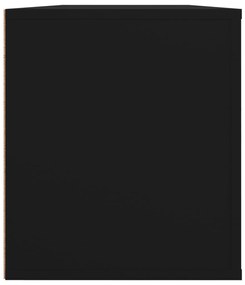 vidaXL Έπιπλο Τηλεόρασης Μαύρο 100 x 35 x 40 εκ. Επεξ. Ξύλο