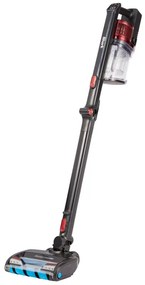 Σκούπα όρθια Ninja IZ300EUT, 309W, 0,7 l, 3 ταχύτητες, αυτονομία έως 60 λεπτά, HEPA, LED Smart display, φωτεινή ένδειξη βούρτσας, Μαύρο/κόκκινο