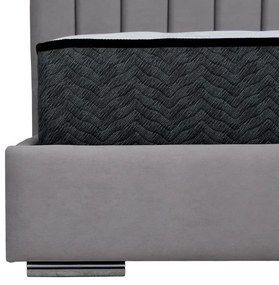 Επενδυμένο Κρεβάτι Udine Fylliana Ανθρακί 160x200 εκ. 167x214x115 εκ.