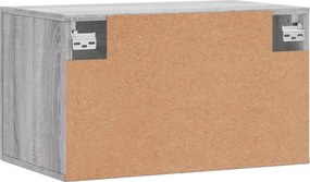 vidaXL Ντουλάπι Τοίχου Γκρι Sonoma 60x36,5x35 εκ. Επεξεργασμένο Ξύλο
