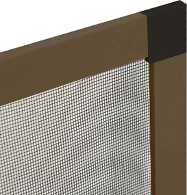 vidaXL Σκηνίδα Εντόμων Για Παράθυρα Καφέ 110 x 130 cm