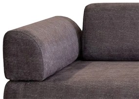 Καναπές-κρεβάτι PWF-0595 pakoworld 3θέσιος ύφασμα ανθρακί 220x90x80εκ - Ύφασμα - 071-001342