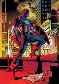 Clementoni Παζλ High Quality Collection Marvel Captain America 1000 τμχ - Compact Box