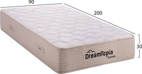 ΣΤΡΩΜΑ DREAMTOPIA ΣΕΙΡΑ URANIA HM659.90-200 POCKET SPRING 90X200x30Yεκ.