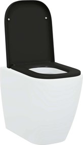 vidaXL Λεκάνη Μαύρο 47,5 x 35 x 3,6 εκ Δυροπλάστ