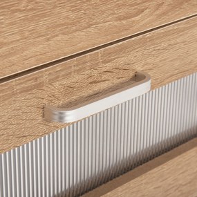 Συρταριέρα Μελαμίνης Thorgan 4 Συρτάρια-Sonama Χρώμα 80x40x83Υεκ