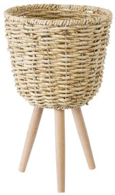 Κασπώ Limnos 20299 Φ26x42cm Beige GloboStar Grass