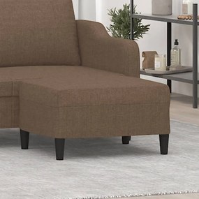 Υποπόδιο Καφέ 70 x 55 x 41 εκ. Υφασμάτινο